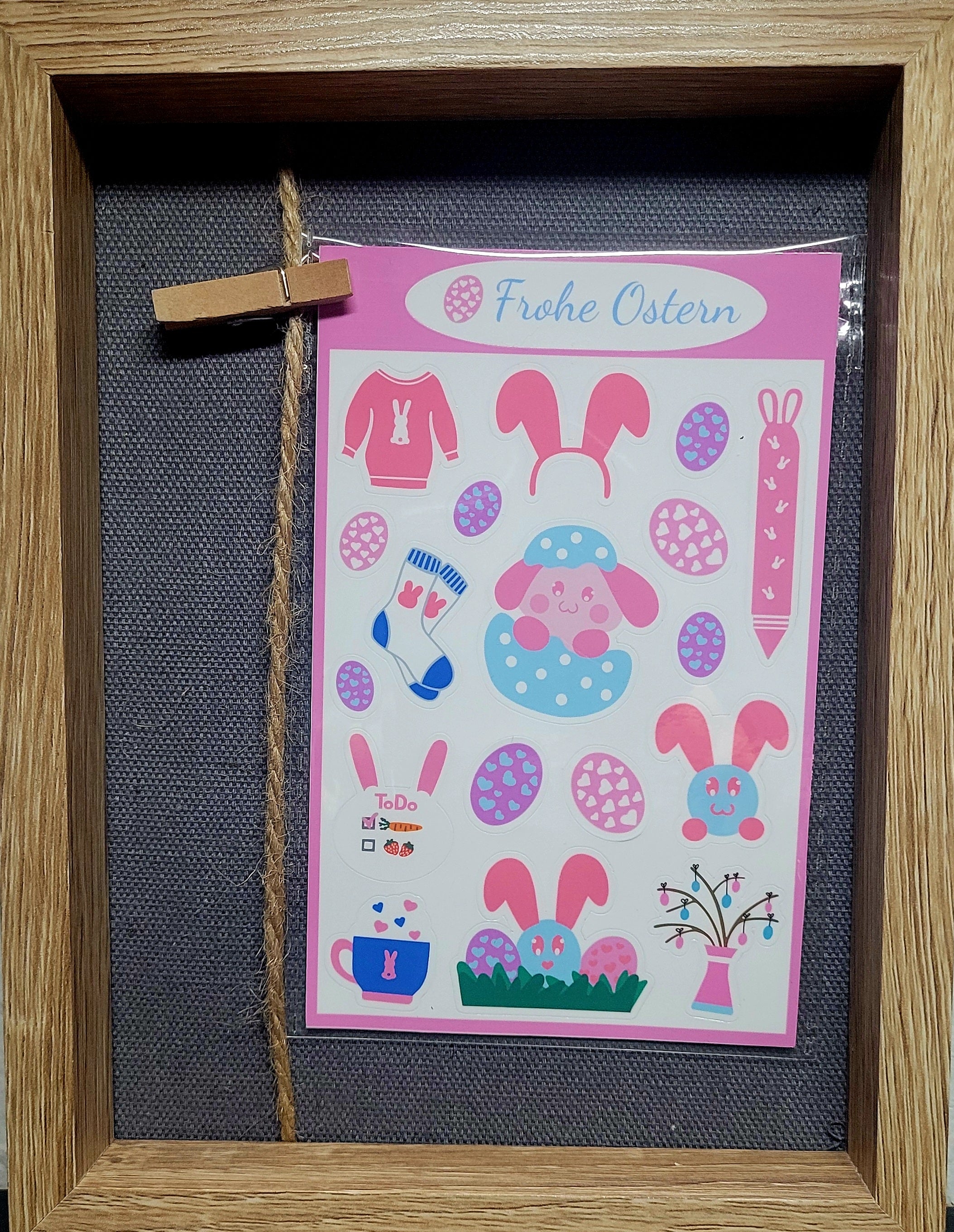 Sticker Frohe Ostern! (rosa)